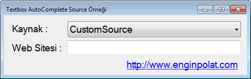 TextBox AutoCompleteMode Form TextBox AutoCompleteMode Form