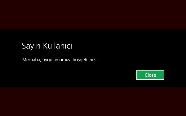 MessageDialog Form