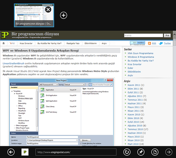 Windows 8 Internet Explorer 10